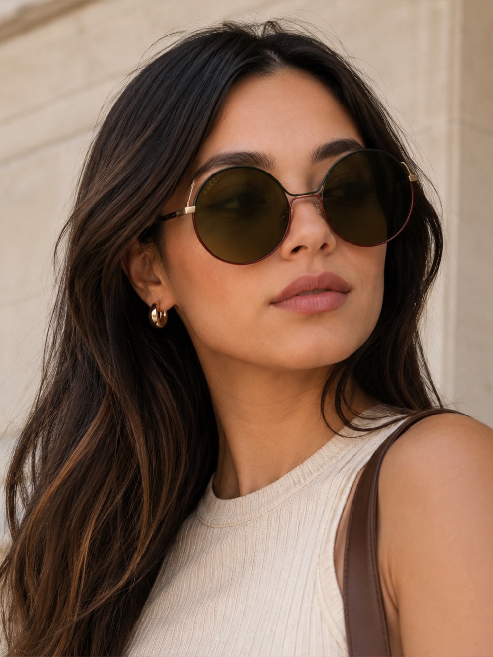 Gucci Round Frame Sunglasses